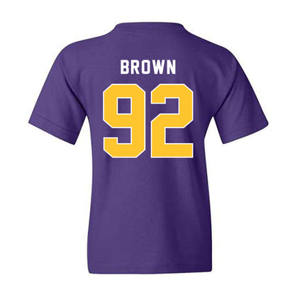 LSU - NCAA Football : Brandon Brown - Classic Shersey Youth T-Shirt-1