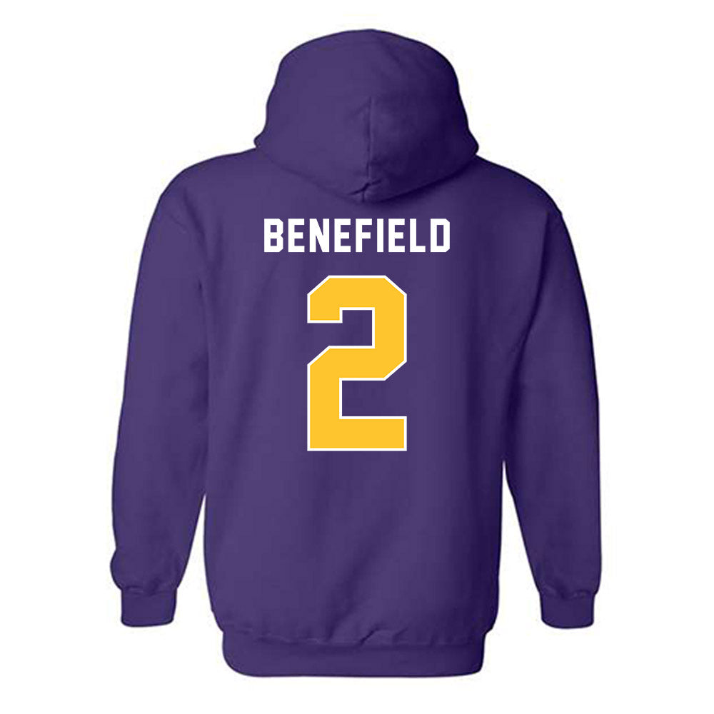 LSU - NCAA Football : Ty Benefield - Classic Shersey Hooded Sweatshirt-1