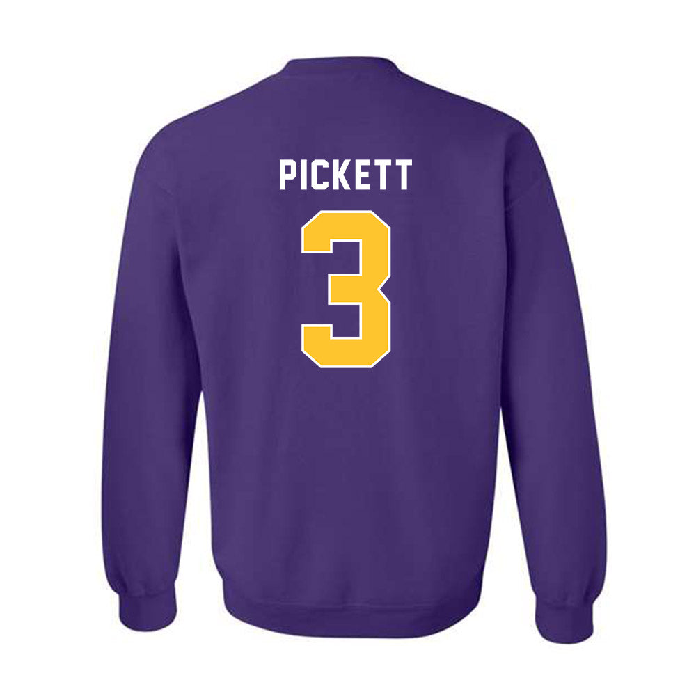 LSU - NCAA Football : DJ Pickett - Classic Shersey Crewneck Sweatshirt-1