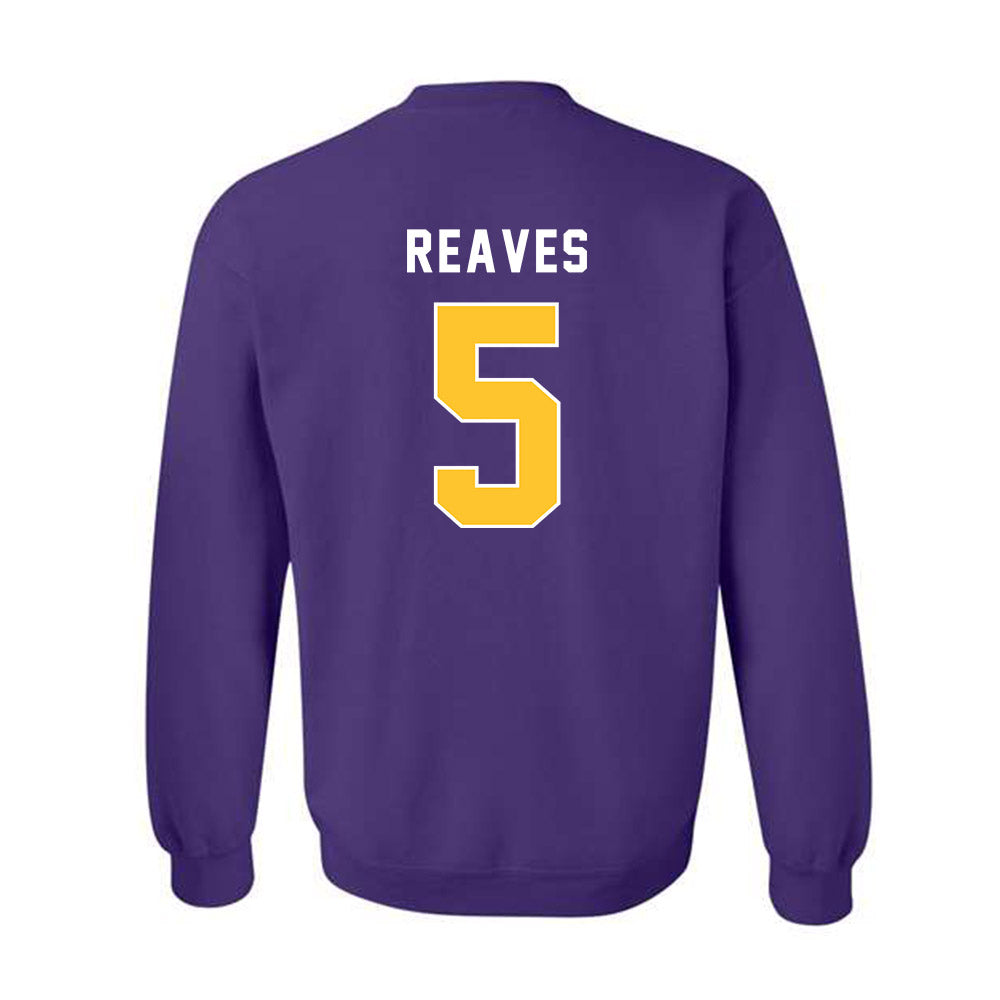 LSU - NCAA Baseball : Tanner Reaves - Classic Shersey Crewneck Sweatshirt-1