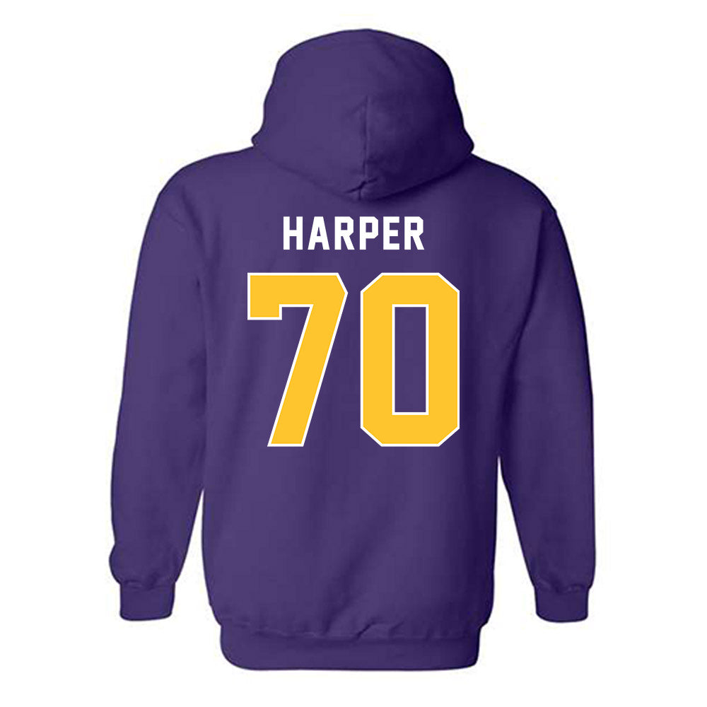 LSU - NCAA Football : Devin Harper - Classic Shersey Hooded Sweatshirt-1