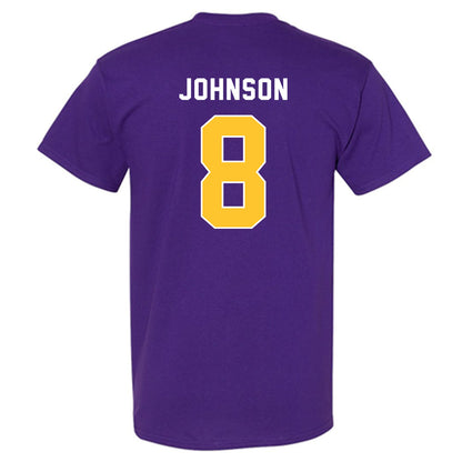 LSU - NCAA Football : Jujuan Johnson - Classic Shersey T-Shirt-1