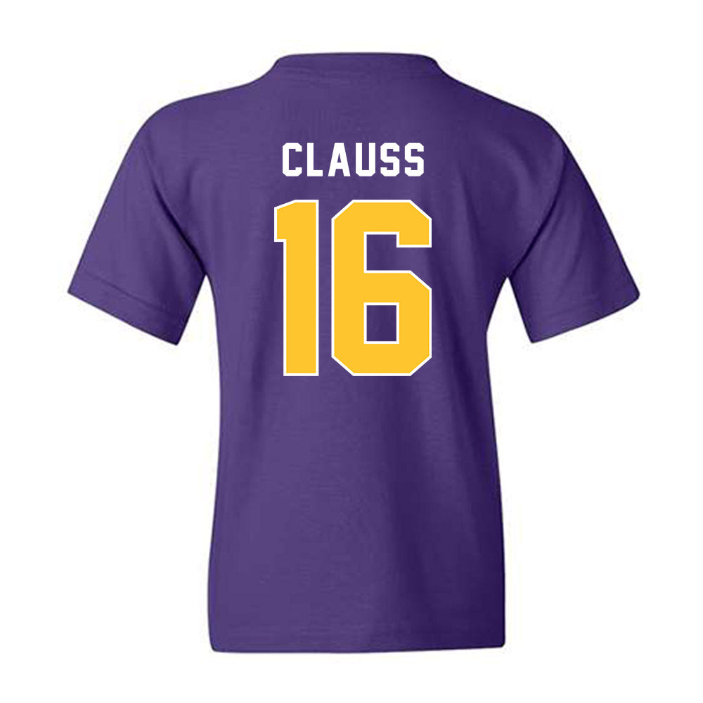 LSU - NCAA Baseball : Ethan Clauss - Classic Shersey Youth T-Shirt-1