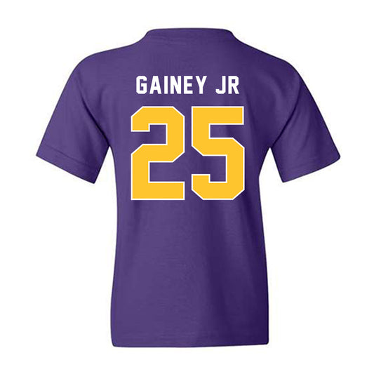 LSU - NCAA Football : Rod Gainey jr - Classic Shersey Youth T-Shirt-0