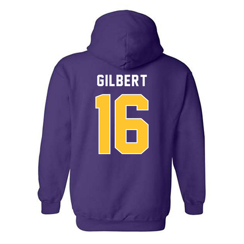LSU - NCAA Women's Basketball : Kailyn Gilbert - Classic Shersey Hooded Sweatshirt-1