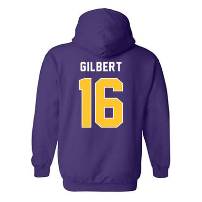 LSU - NCAA Women's Basketball : Kailyn Gilbert - Classic Shersey Hooded Sweatshirt-1