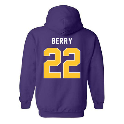 LSU - NCAA Football : Harlem Berry - Classic Shersey Hooded Sweatshirt-1
