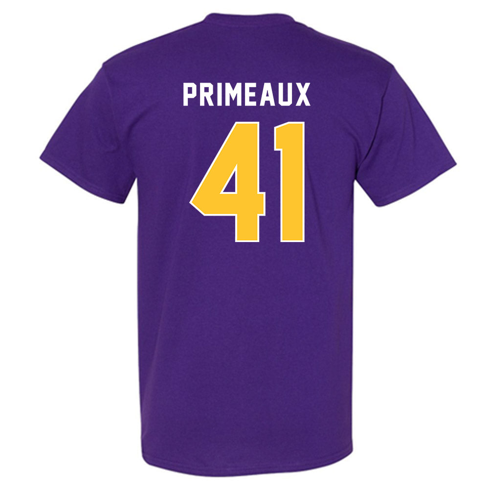 LSU - NCAA Baseball : DJ Primeaux - Classic Shersey T-Shirt-1