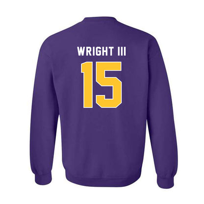 LSU - NCAA Football : Phillip Wright III - Classic Shersey Crewneck Sweatshirt-1