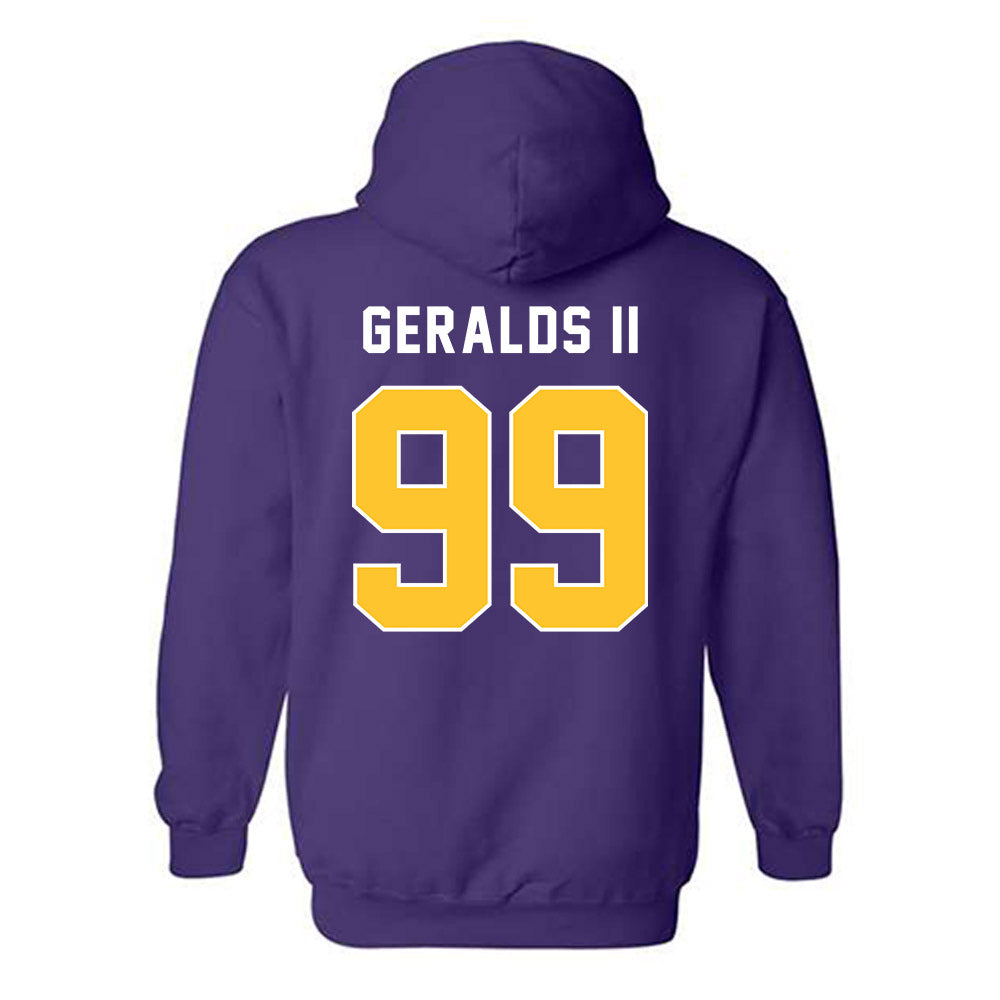 LSU - NCAA Football : Daverin Geralds II - Classic Shersey Hooded Sweatshirt-1