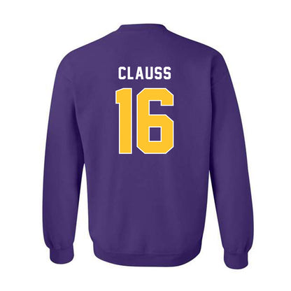 LSU - NCAA Baseball : Ethan Clauss - Classic Shersey Crewneck Sweatshirt-1