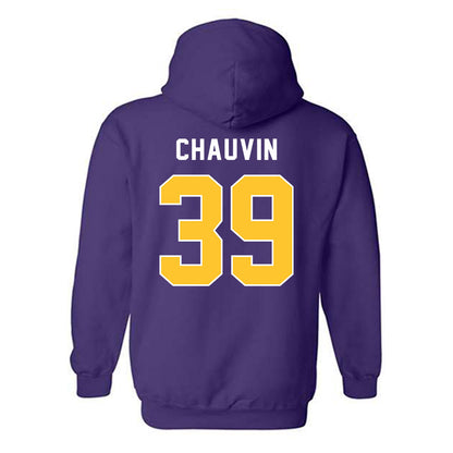 LSU - NCAA Football : Reid Chauvin - Classic Shersey Hooded Sweatshirt-1