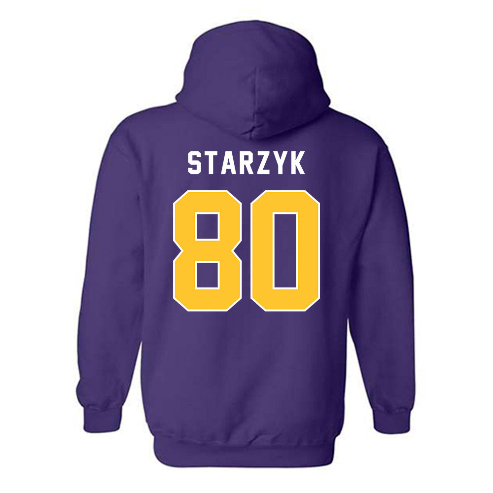 LSU - NCAA Football : Scott Starzyk - Classic Shersey Hooded Sweatshirt-1