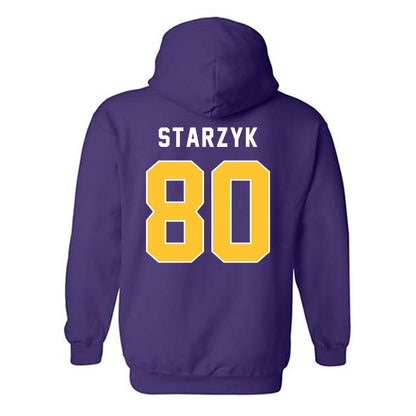 LSU - NCAA Football : Scott Starzyk - Classic Shersey Hooded Sweatshirt-1