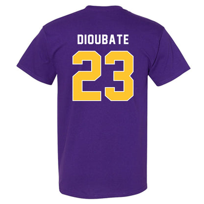 LSU - NCAA Men's Basketball : Mouhamed Dioubate - Classic Shersey T-Shirt-1