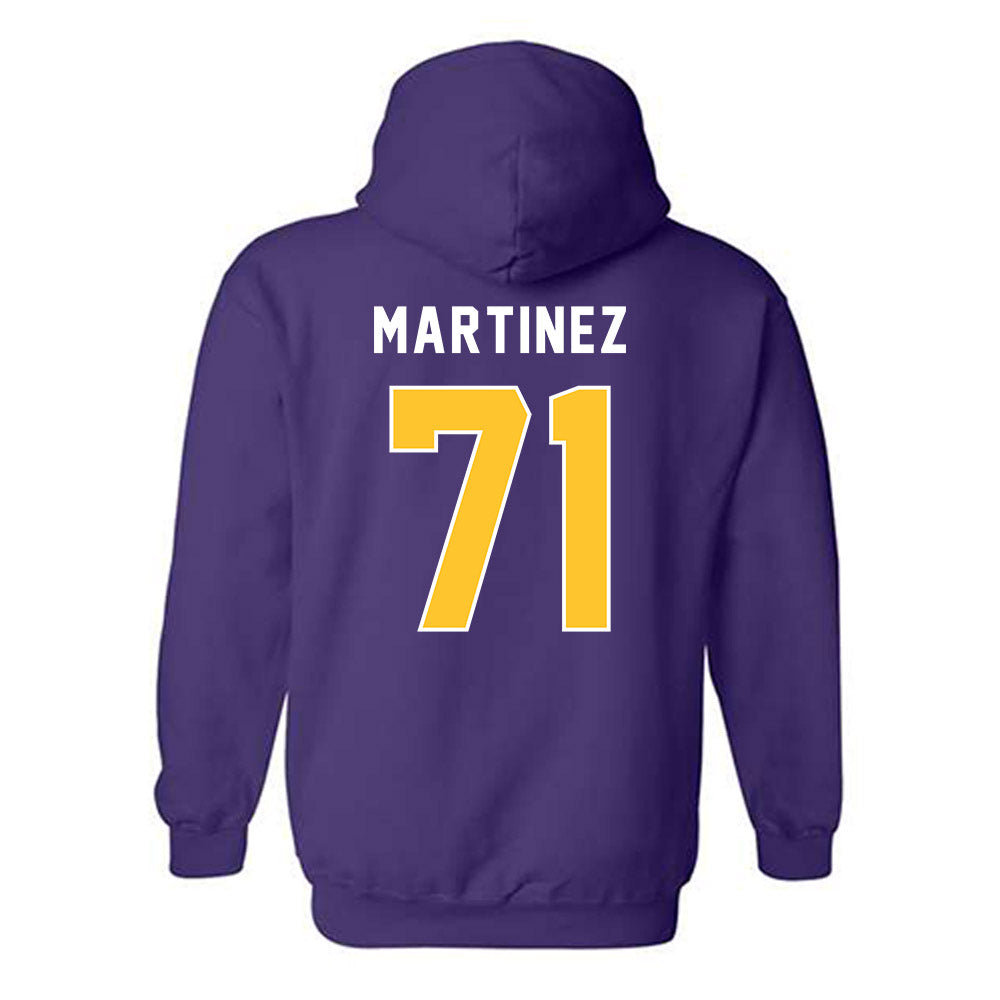 LSU - NCAA Football : Brysten Martinez - Classic Shersey Hooded Sweatshirt-1