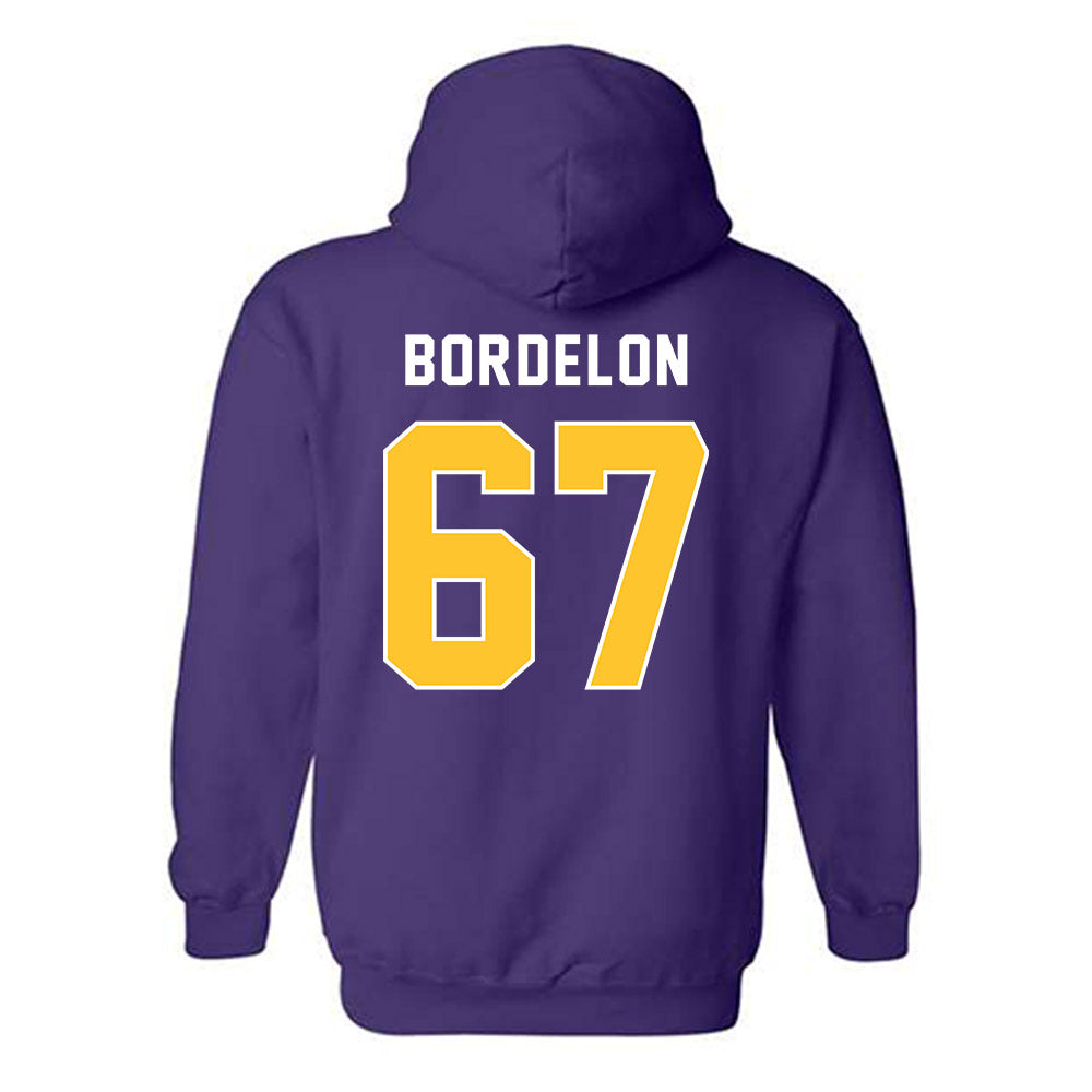 LSU - NCAA Football : Bo Bordelon - Classic Shersey Hooded Sweatshirt-1