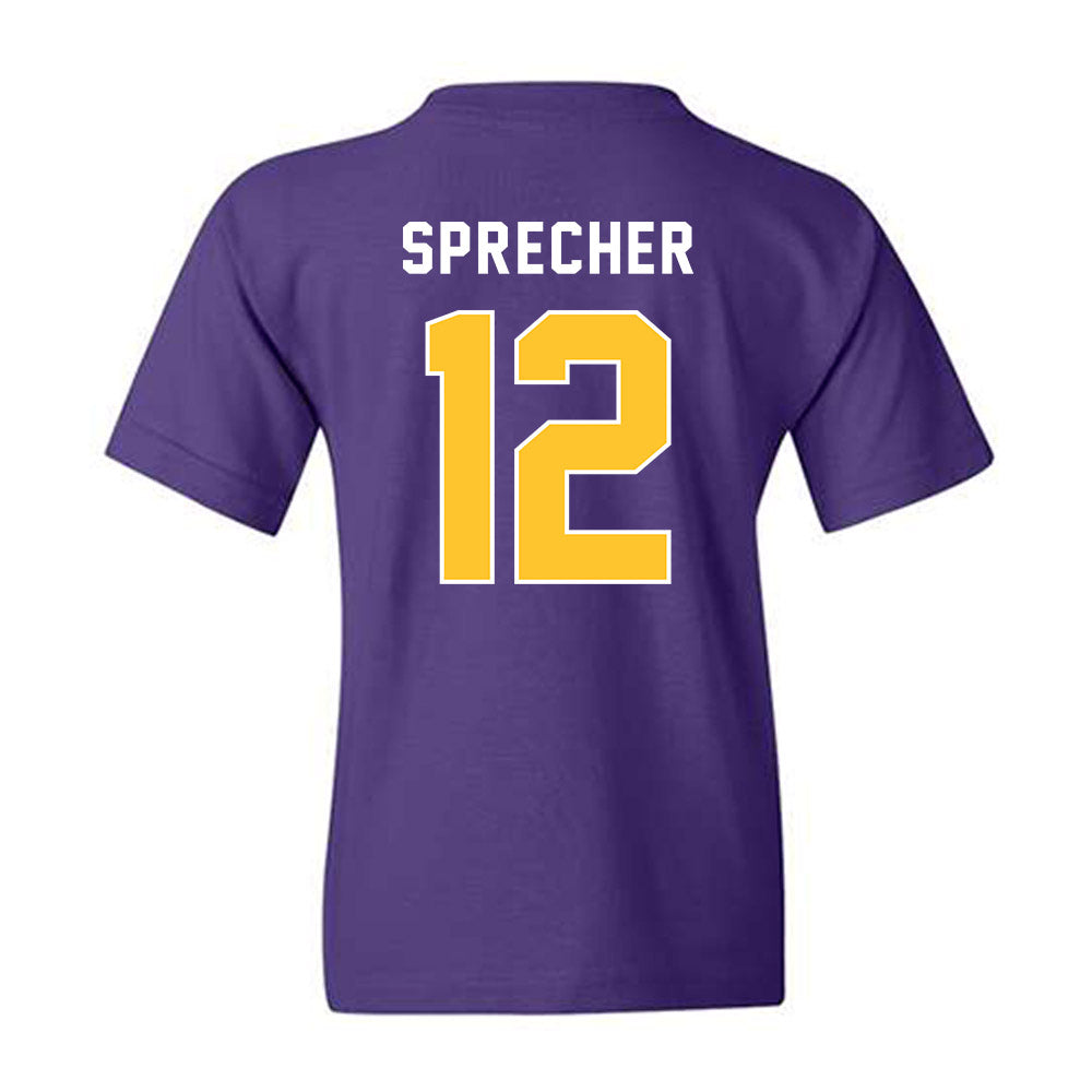LSU - NCAA Beach Volleyball : Julia Sprecher - Classic Shersey Youth T-Shirt-1