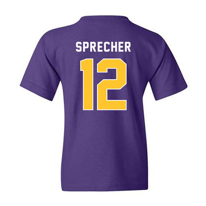 LSU - NCAA Beach Volleyball : Julia Sprecher - Classic Shersey Youth T-Shirt-1