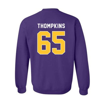 LSU - NCAA Football : Sean Thompkins - Classic Shersey Crewneck Sweatshirt-1