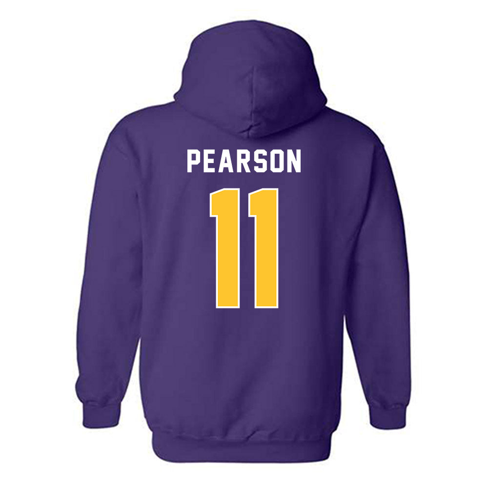 LSU - NCAA Baseball : Josh Pearson - Classic Shersey Hooded Sweatshirt-1