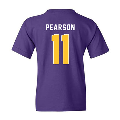 LSU - NCAA Baseball : John Pearson - Classic Shersey Youth T-Shirt-1