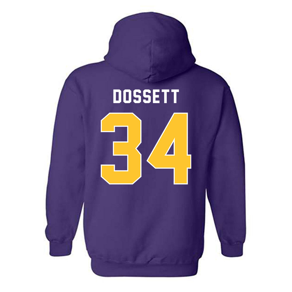 LSU - NCAA Football : Mason Dossett - Classic Shersey Hooded Sweatshirt-1