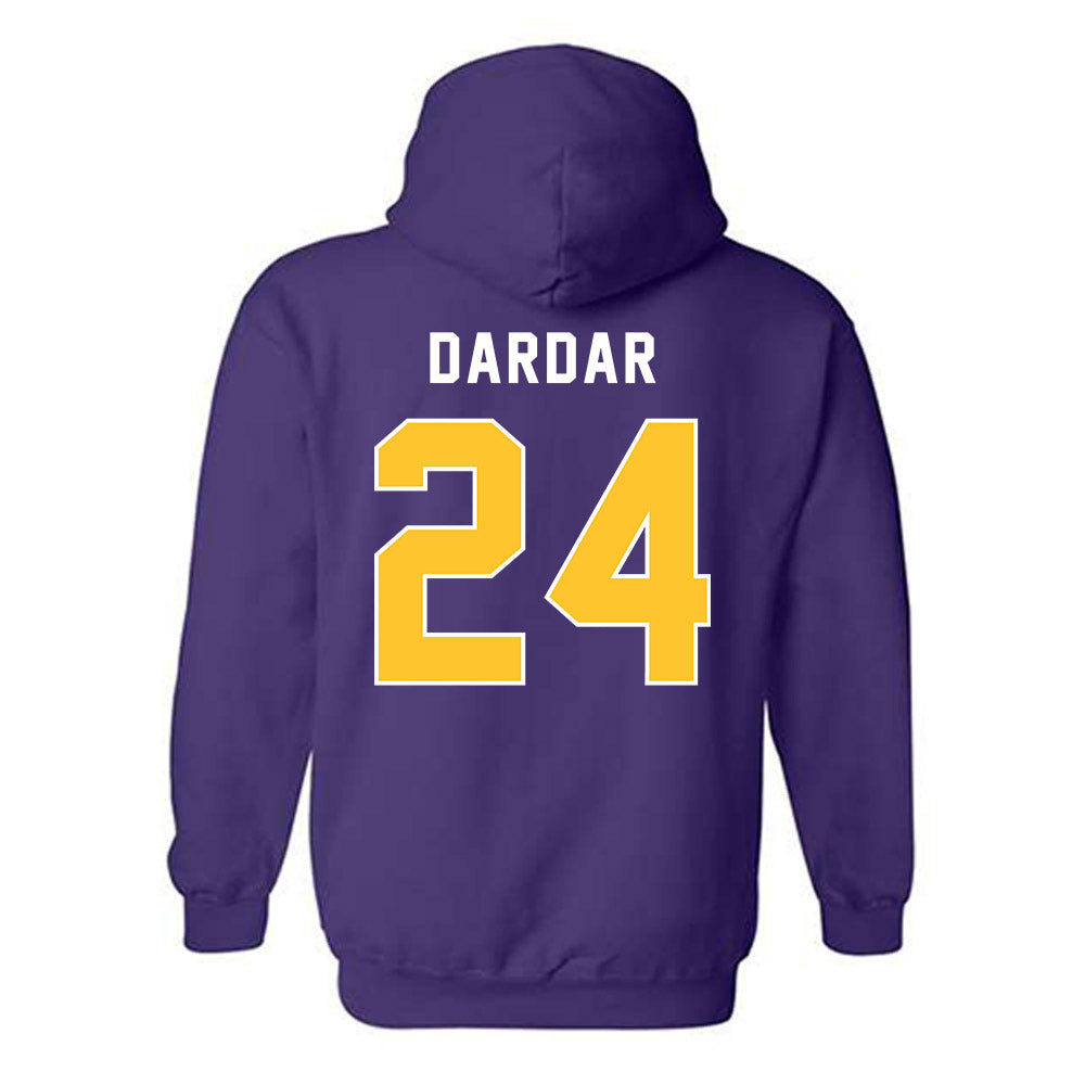 LSU - NCAA Baseball : Seth Dardar - Classic Shersey Hooded Sweatshirt-1