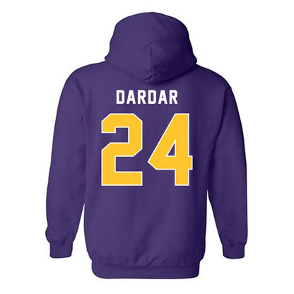 LSU - NCAA Baseball : Seth Dardar - Classic Shersey Hooded Sweatshirt-1