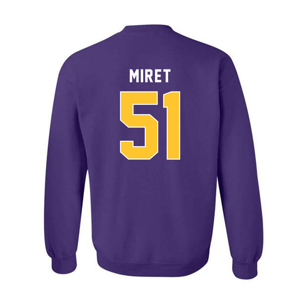 LSU - NCAA Football : Ryan Miret - Classic Shersey Crewneck Sweatshirt-1