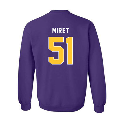LSU - NCAA Football : Ryan Miret - Classic Shersey Crewneck Sweatshirt-1