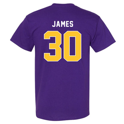 LSU - NCAA Football : Treylan James - Classic Shersey T-Shirt-1