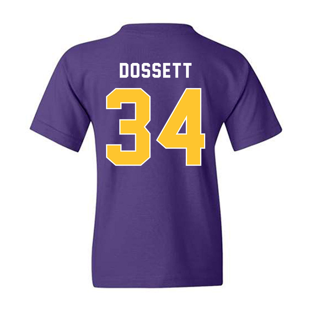 LSU - NCAA Football : Mason Dossett - Classic Shersey Youth T-Shirt-1