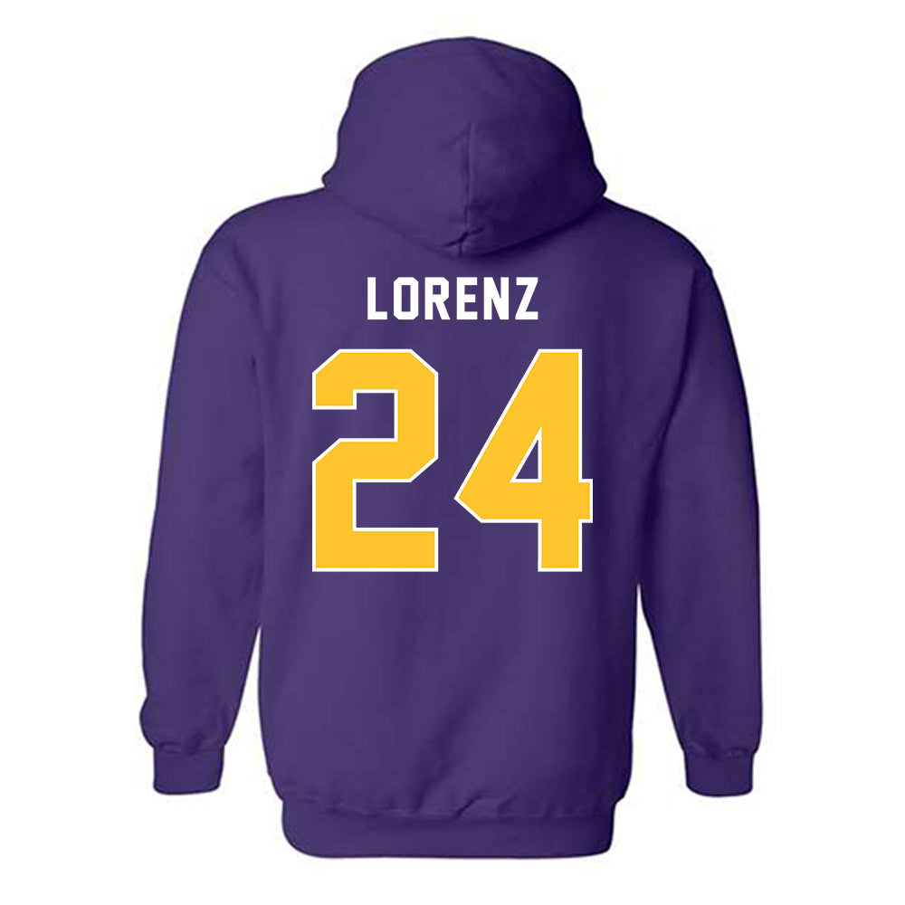 LSU - NCAA Softball : Charlize Lorenz - Classic Shersey Hooded Sweatshirt-1