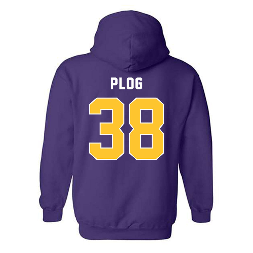 LSU - NCAA Baseball : Ethan Plog - Classic Shersey Hooded Sweatshirt-1