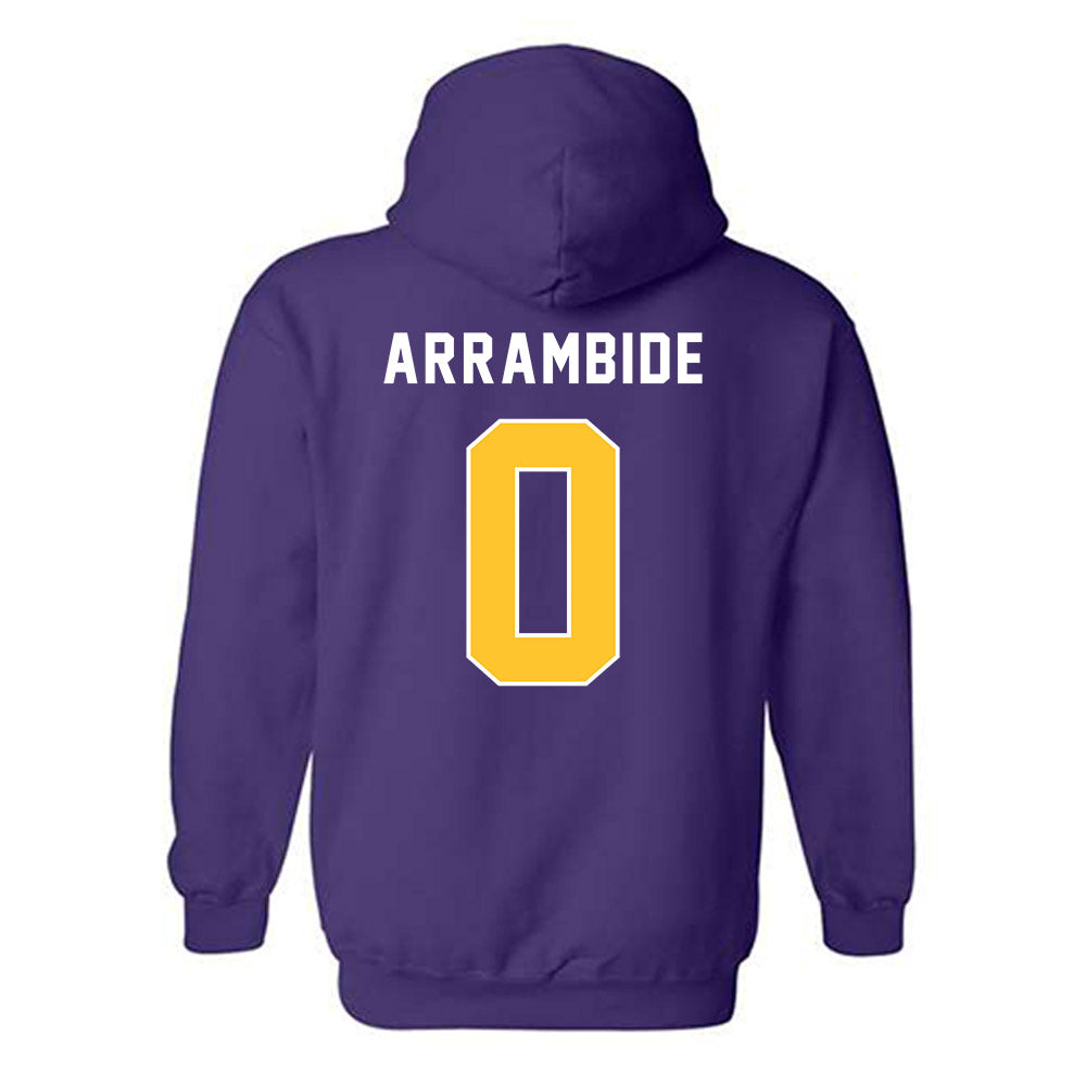 LSU - NCAA Baseball : Cade Arrambide - Classic Shersey Hooded Sweatshirt-1