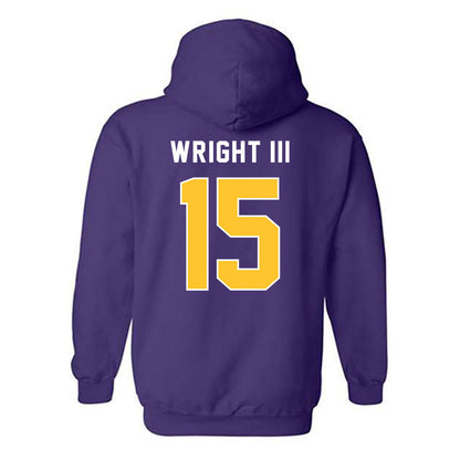 LSU - NCAA Football : Phillip Wright III - Classic Shersey Hooded Sweatshirt-1