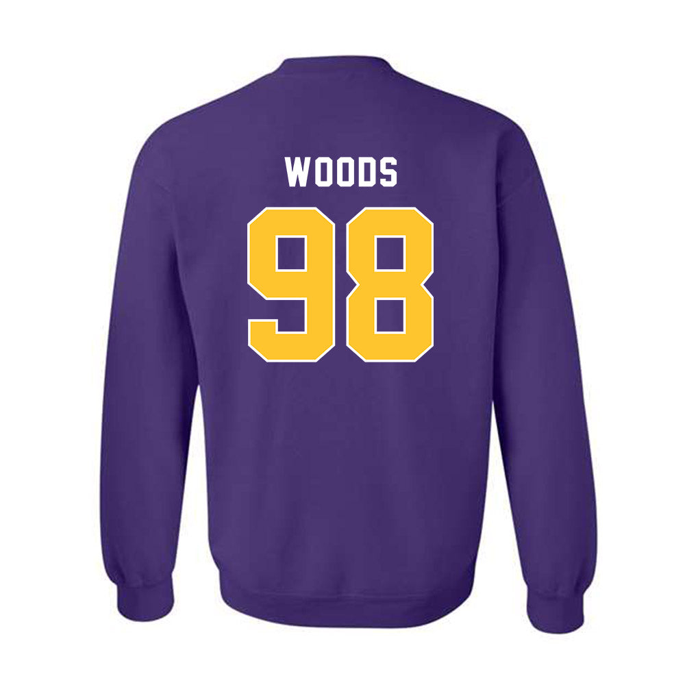 LSU - NCAA Football : Achilles Woods - Classic Shersey Crewneck Sweatshirt-1