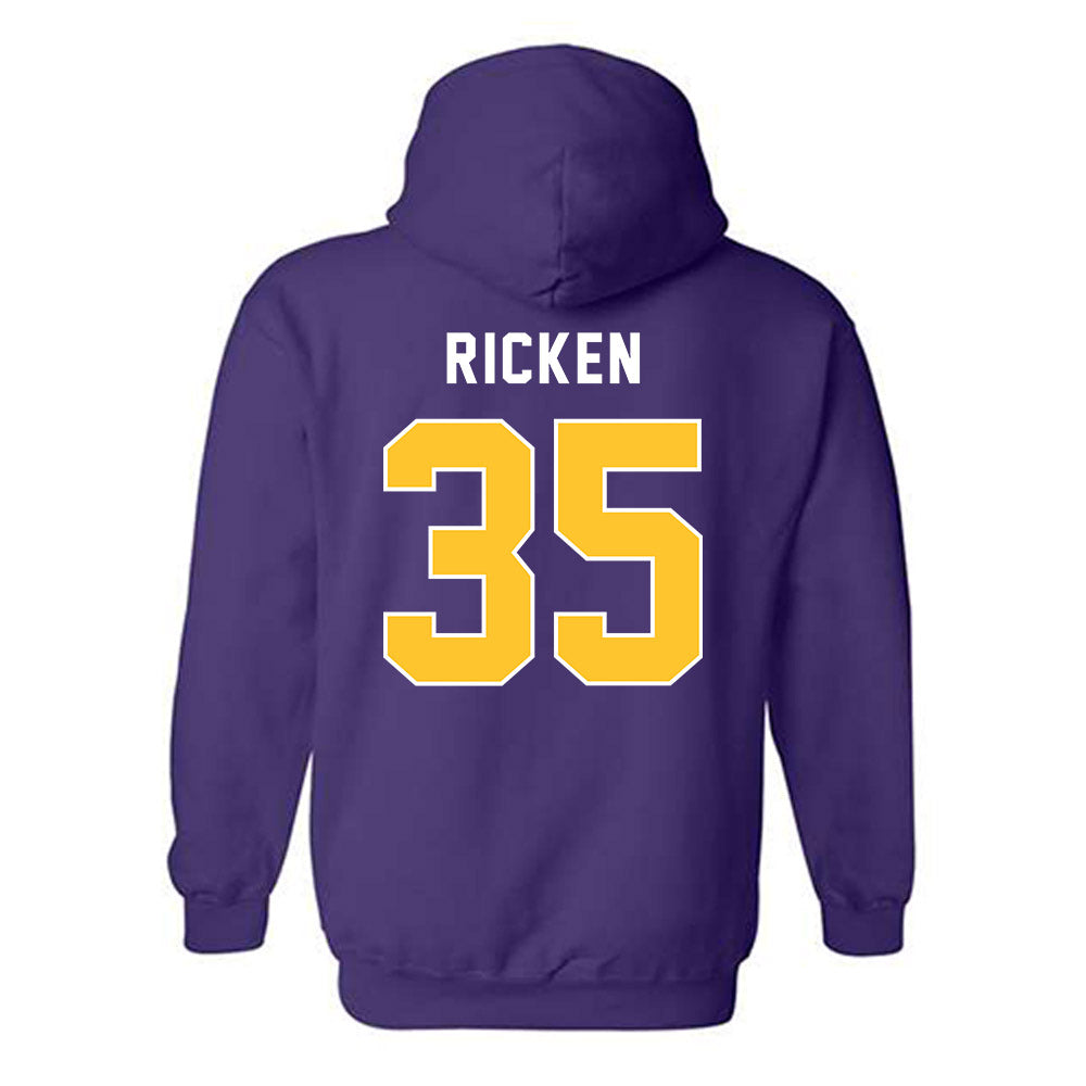 LSU - NCAA Baseball : Reagan Ricken - Classic Shersey Hooded Sweatshirt-1