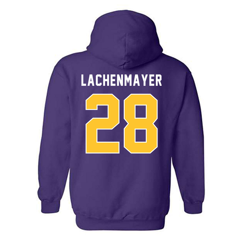 LSU - NCAA Baseball : Danny Lachenmayer - Classic Shersey Hooded Sweatshirt-1