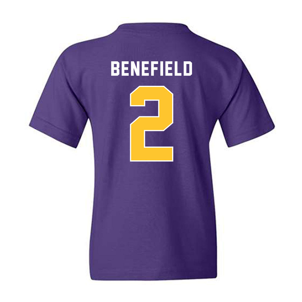 LSU - NCAA Football : Ty Benefield - Classic Shersey Youth T-Shirt-1