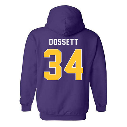 LSU - NCAA Football : Mason Dossett - Classic Shersey Hooded Sweatshirt-1