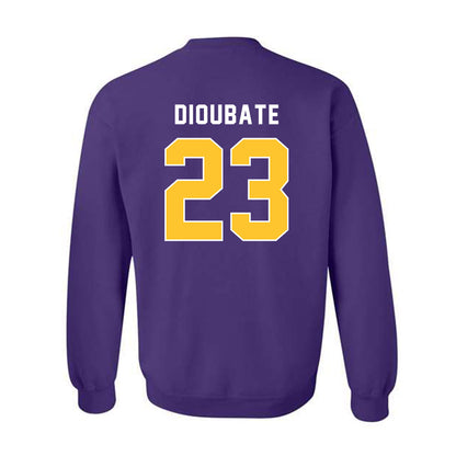 LSU - NCAA Men's Basketball : Mouhamed Dioubate - Classic Shersey Crewneck Sweatshirt-1