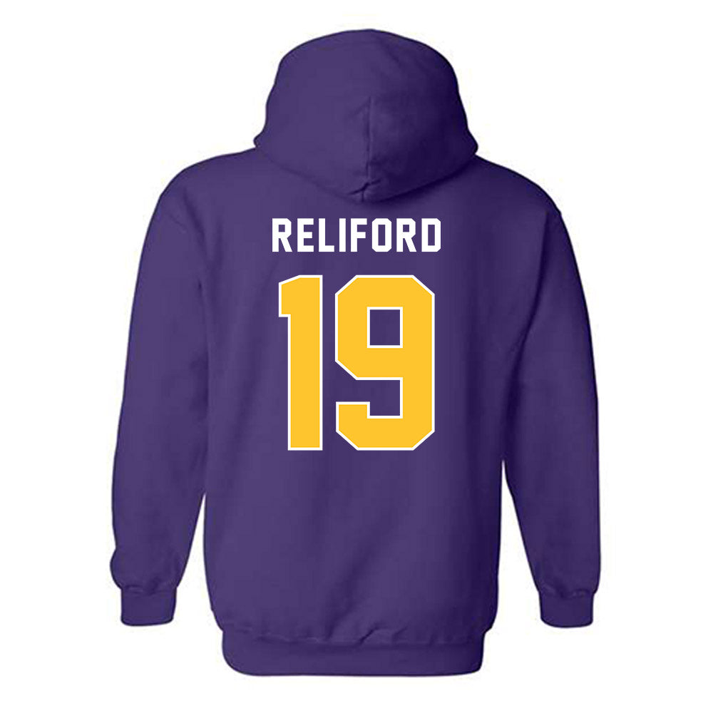LSU - NCAA Football : Gabriel Reliford - Classic Shersey Hooded Sweatshirt-1