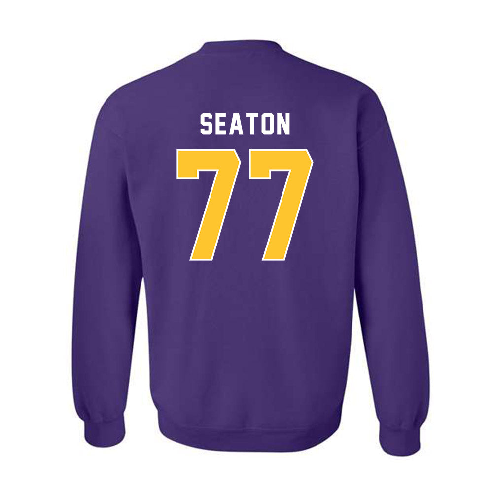 LSU - NCAA Football : Jordan Seaton - Classic Shersey Crewneck Sweatshirt-1