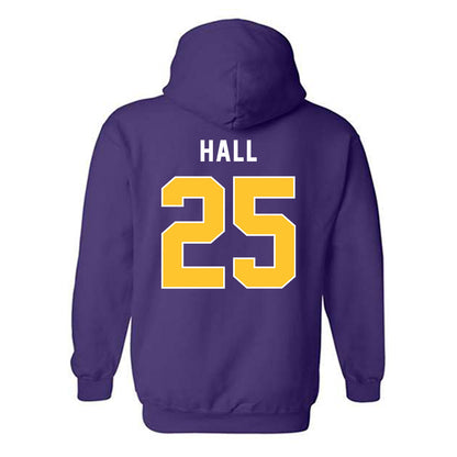 LSU - NCAA Football : Aiden Hall - Classic Shersey Hooded Sweatshirt-1