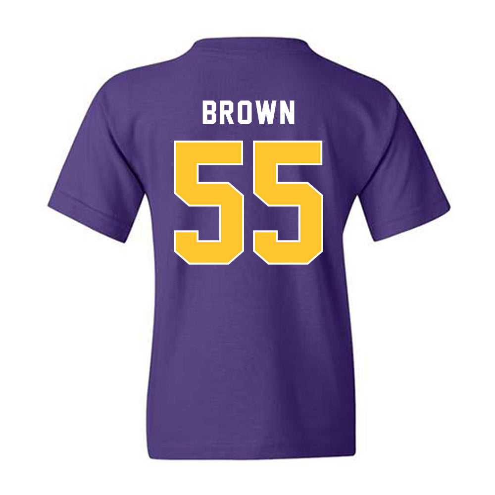 LSU - NCAA Football : Lamar Brown - Classic Shersey Youth T-Shirt-1