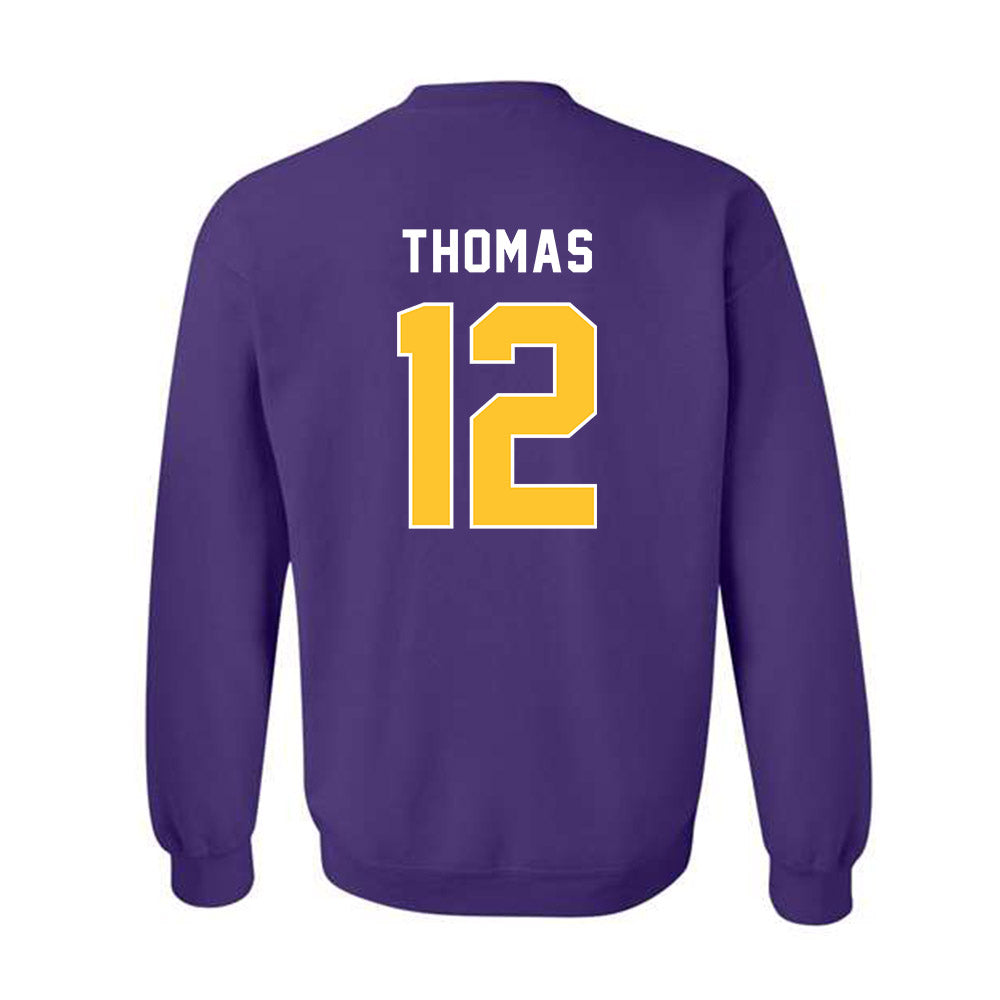 LSU - NCAA Football : Malachi Thomas - Classic Shersey Crewneck Sweatshirt-1