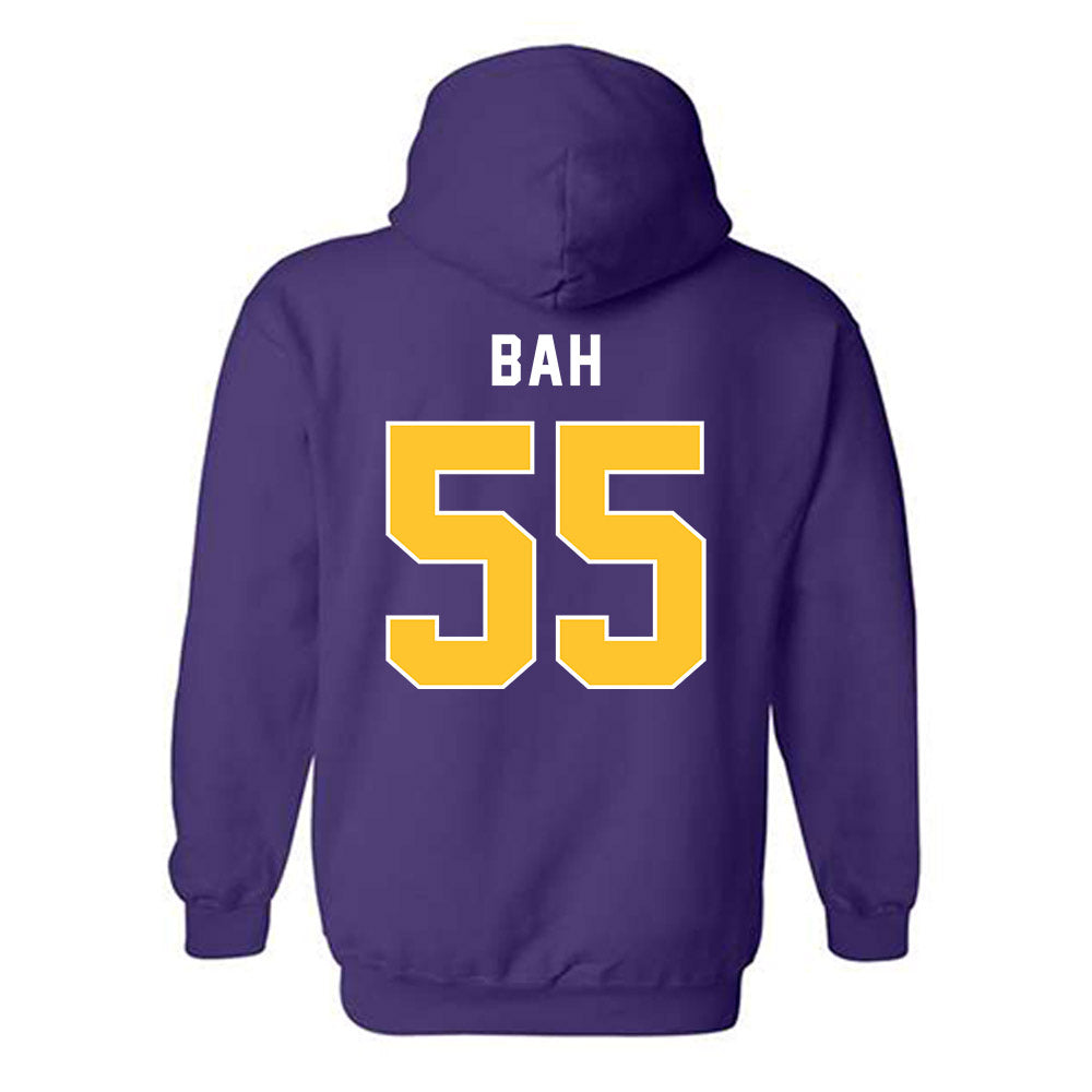 LSU - NCAA Football : Aliou Bah - Classic Shersey Hooded Sweatshirt-1