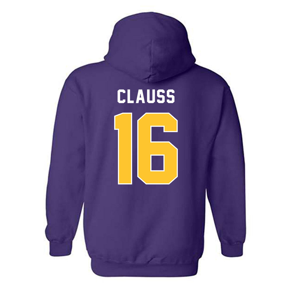 LSU - NCAA Baseball : Ethan Clauss - Classic Shersey Hooded Sweatshirt-1